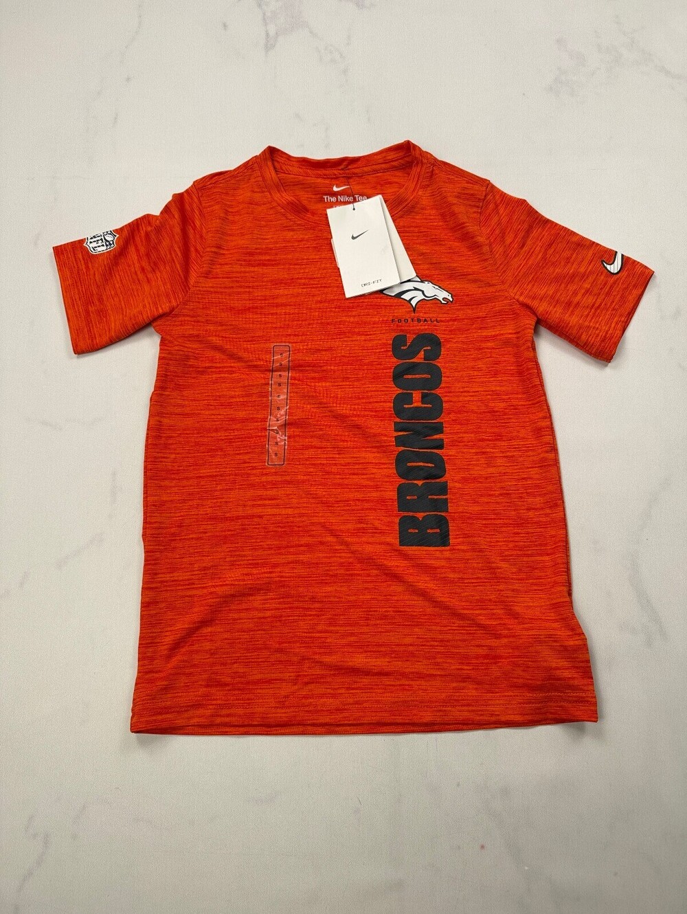 Nike Denver Broncos Tee Orange Recent Graphic - Boys S